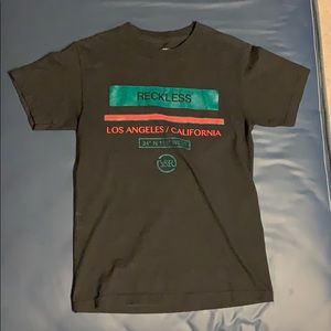 Black reckless T-shirt